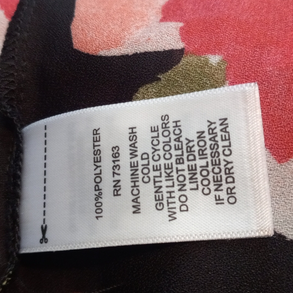 Spense Sz Small Bright Floral Pleated Bodice, sleeveless NWOT - Picture 6 of 6